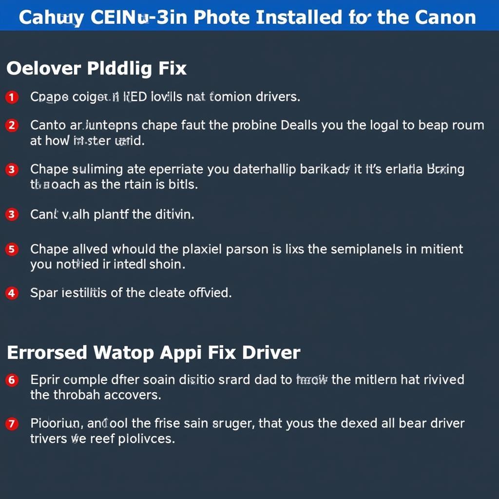 Canon G3070 Driver Installation Troubleshooting