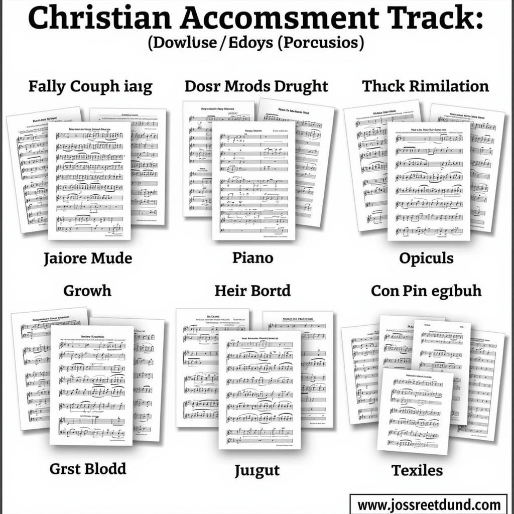 Various Christian Accompaniment Tracks Available for Download