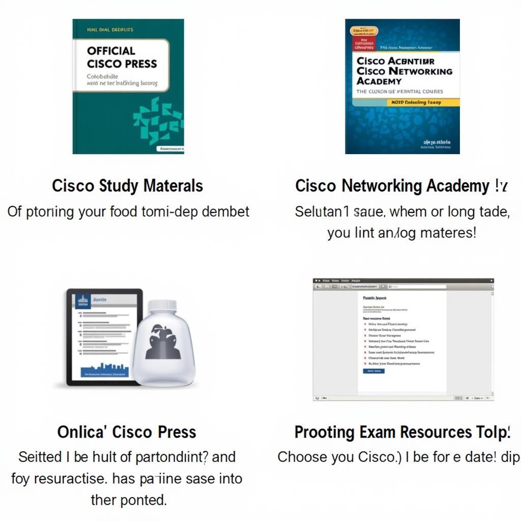 Cisco Study Material Options: Official Books, Online Courses, Practice Exams