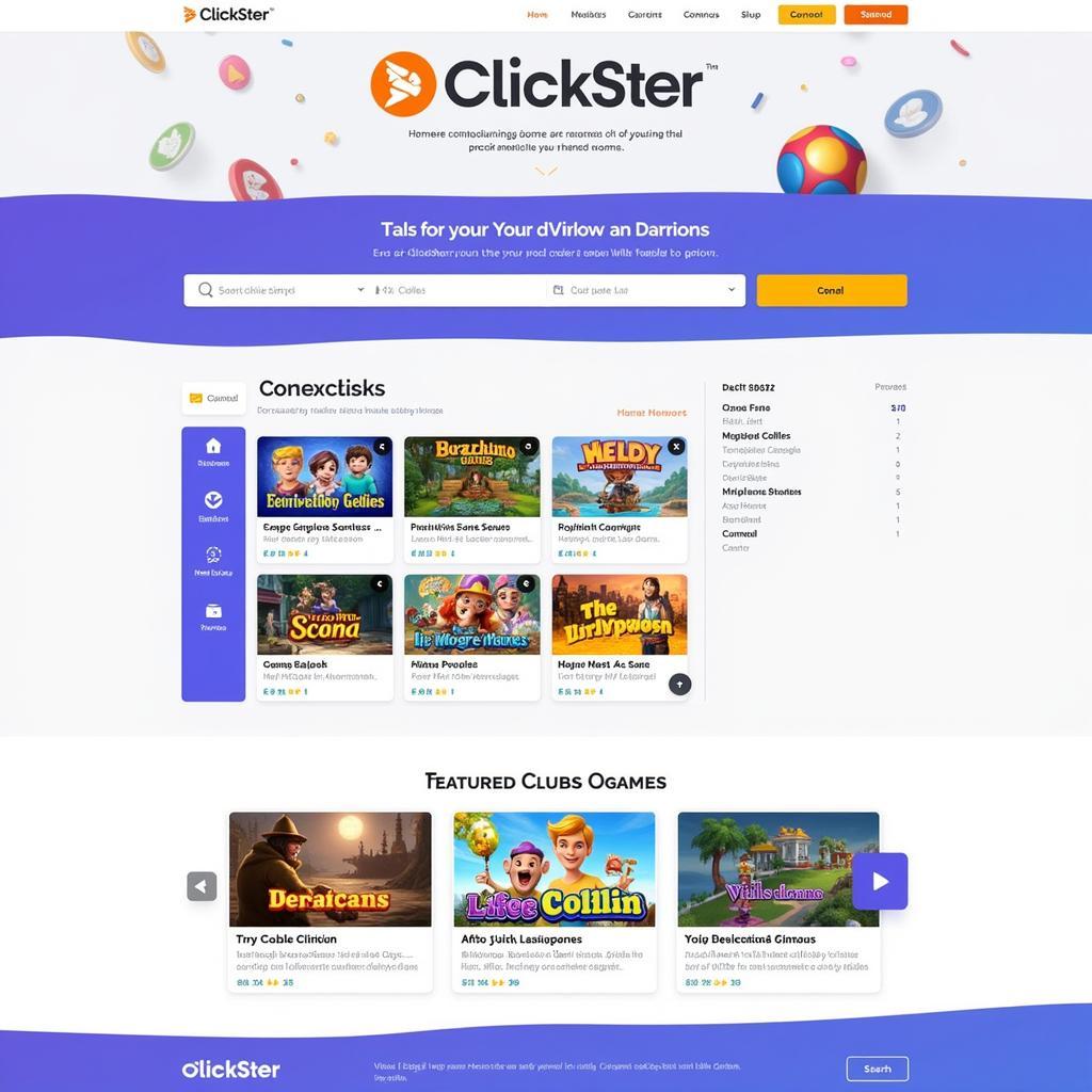 Clickster Download Interface