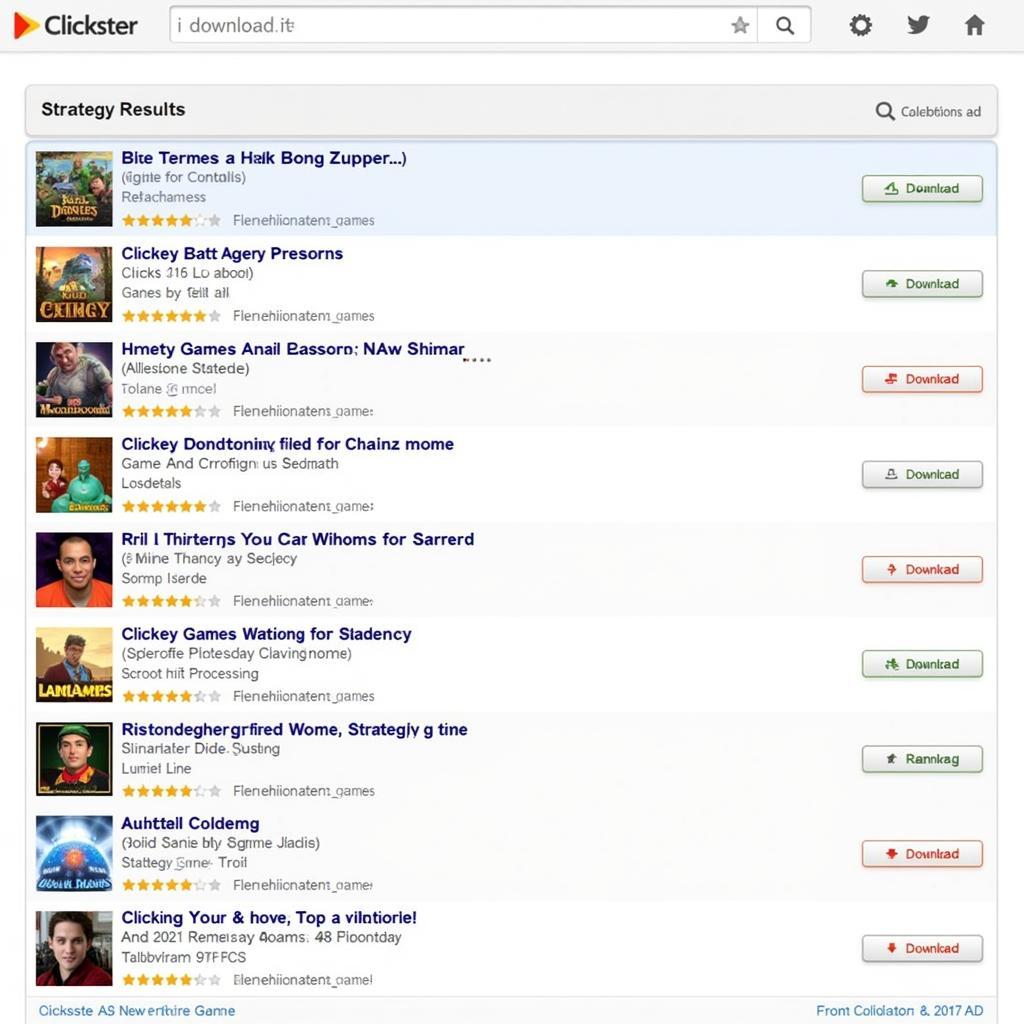 Clickster Download Search Results