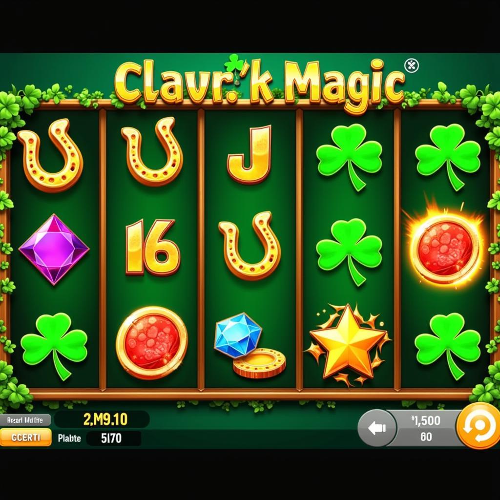 Clover Magic Slots Gameplay Screenshot