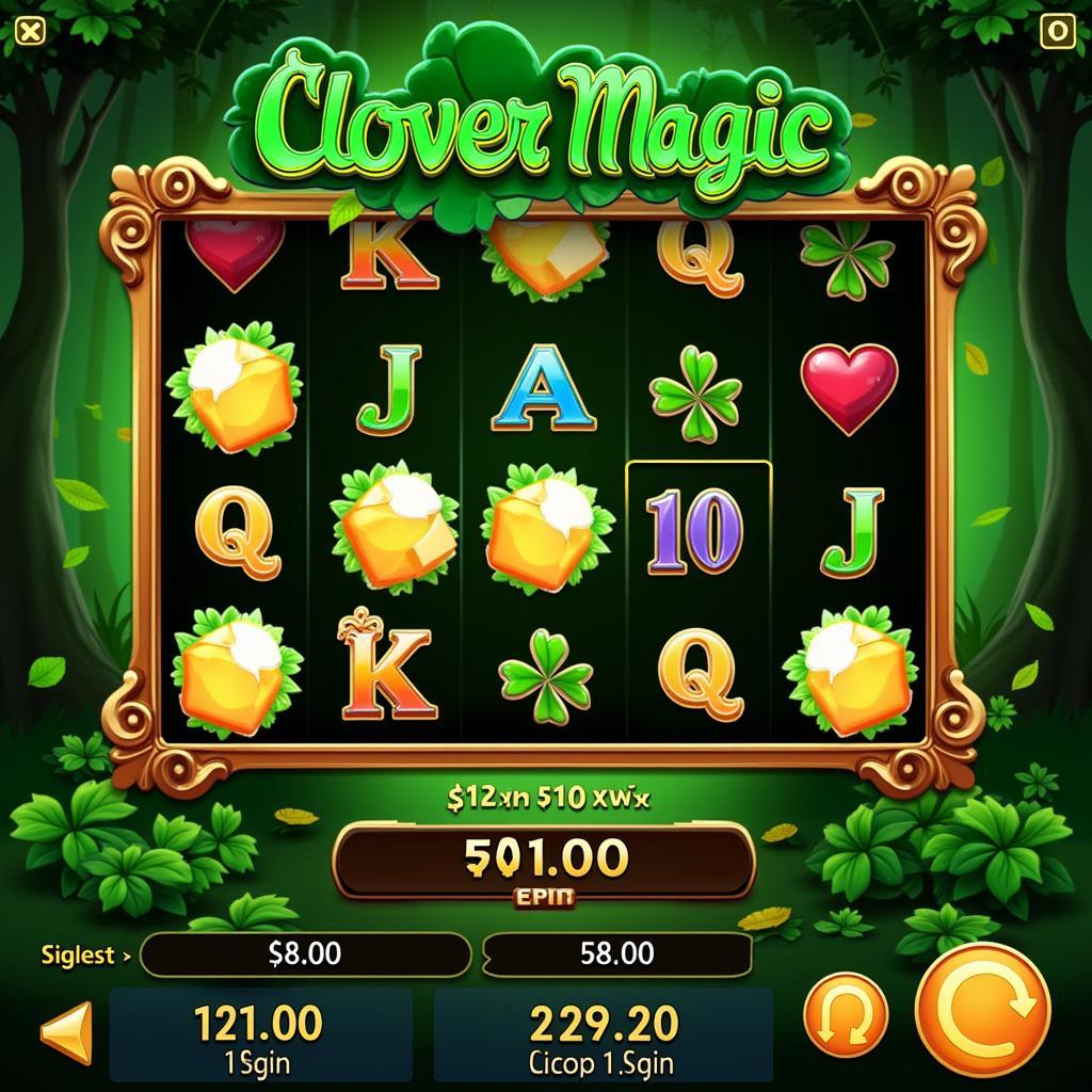 Clover Magic Slots Gameplay Screenshot