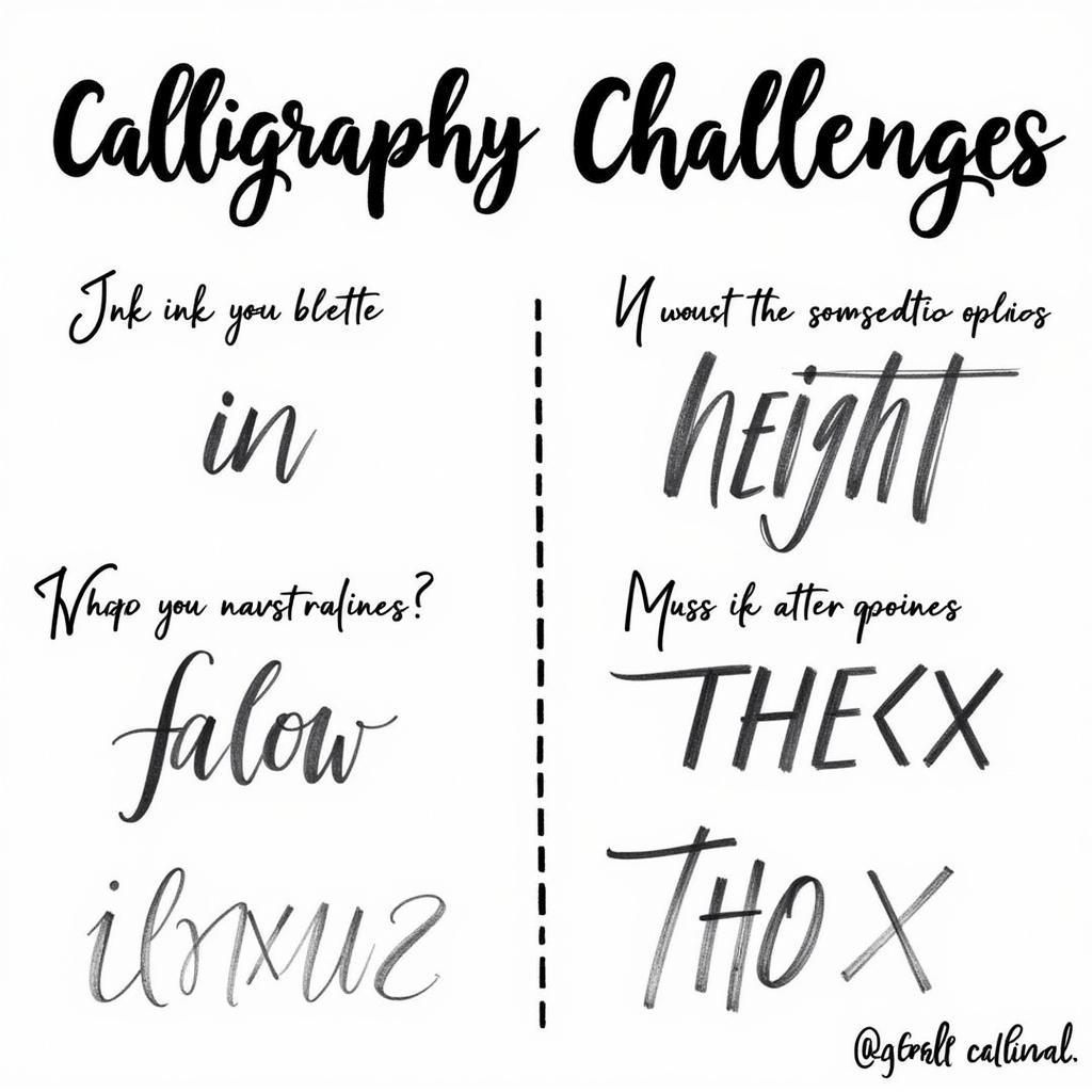 Common Calligraphy Challenges and Solutions