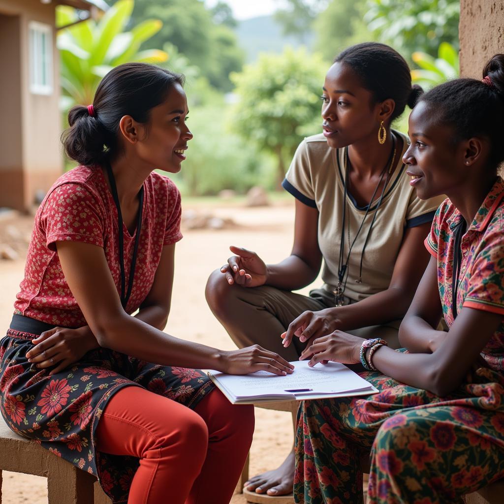 Community Health Workers Providing Support