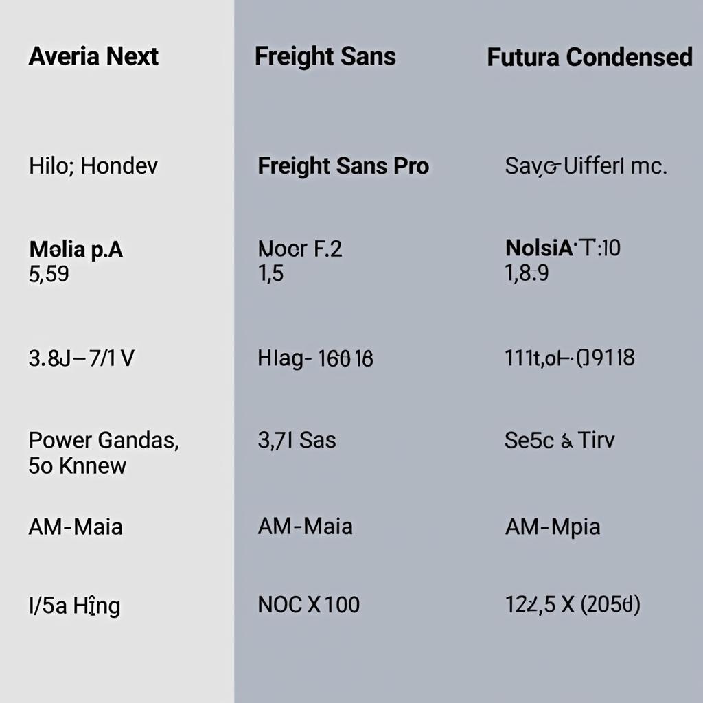 Comparing Avenir Next Alternatives