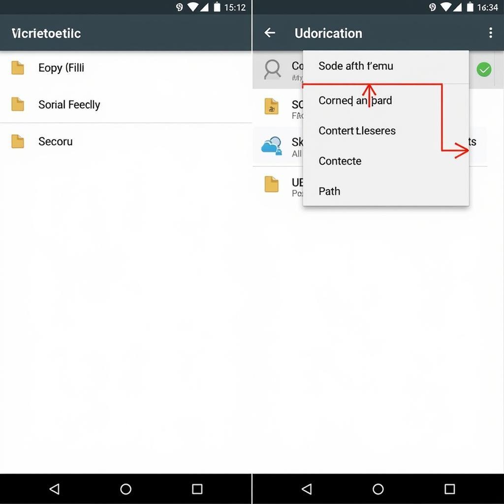 Copying File Names on Android