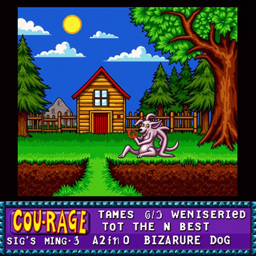 Courage the Cowardly Dog Game Emulator Screenshot