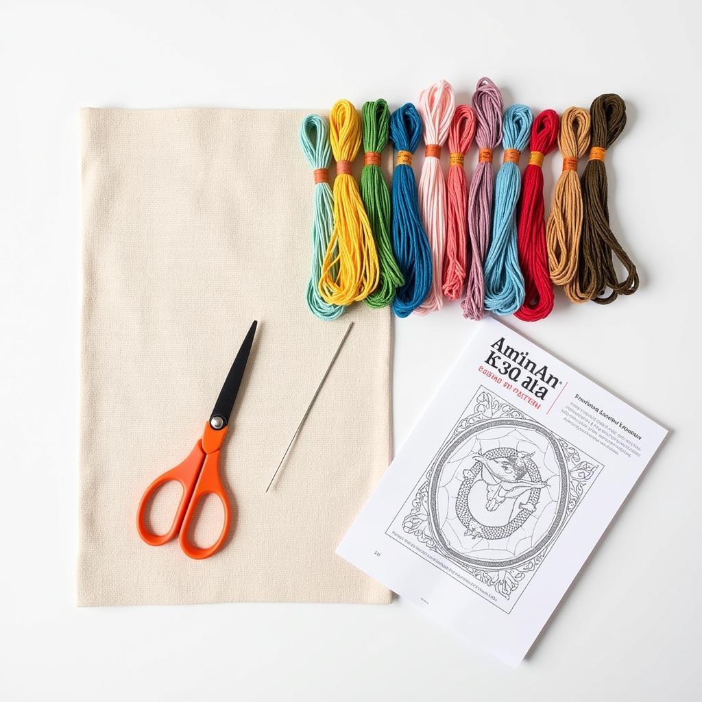 Cross Stitch Tools and Materials Kit