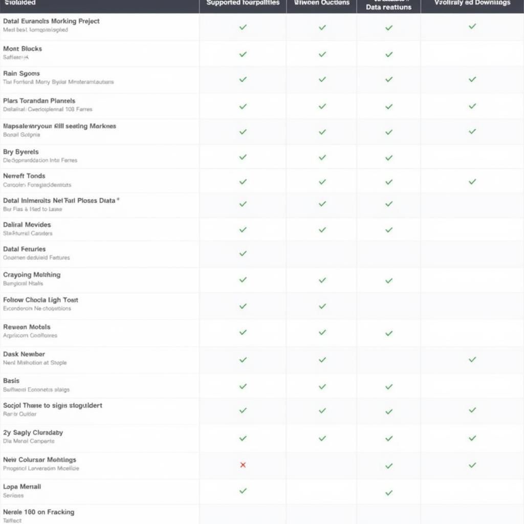 Data View Download Software Comparison Table