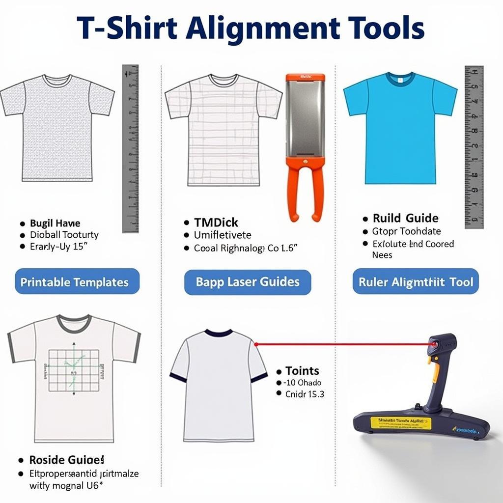 Types of T-shirt Alignment Tools