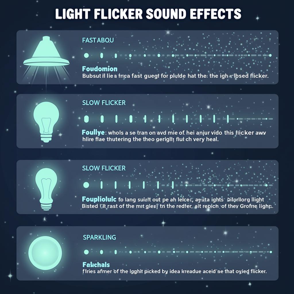 Different Types of Light Flicker Sound Effects