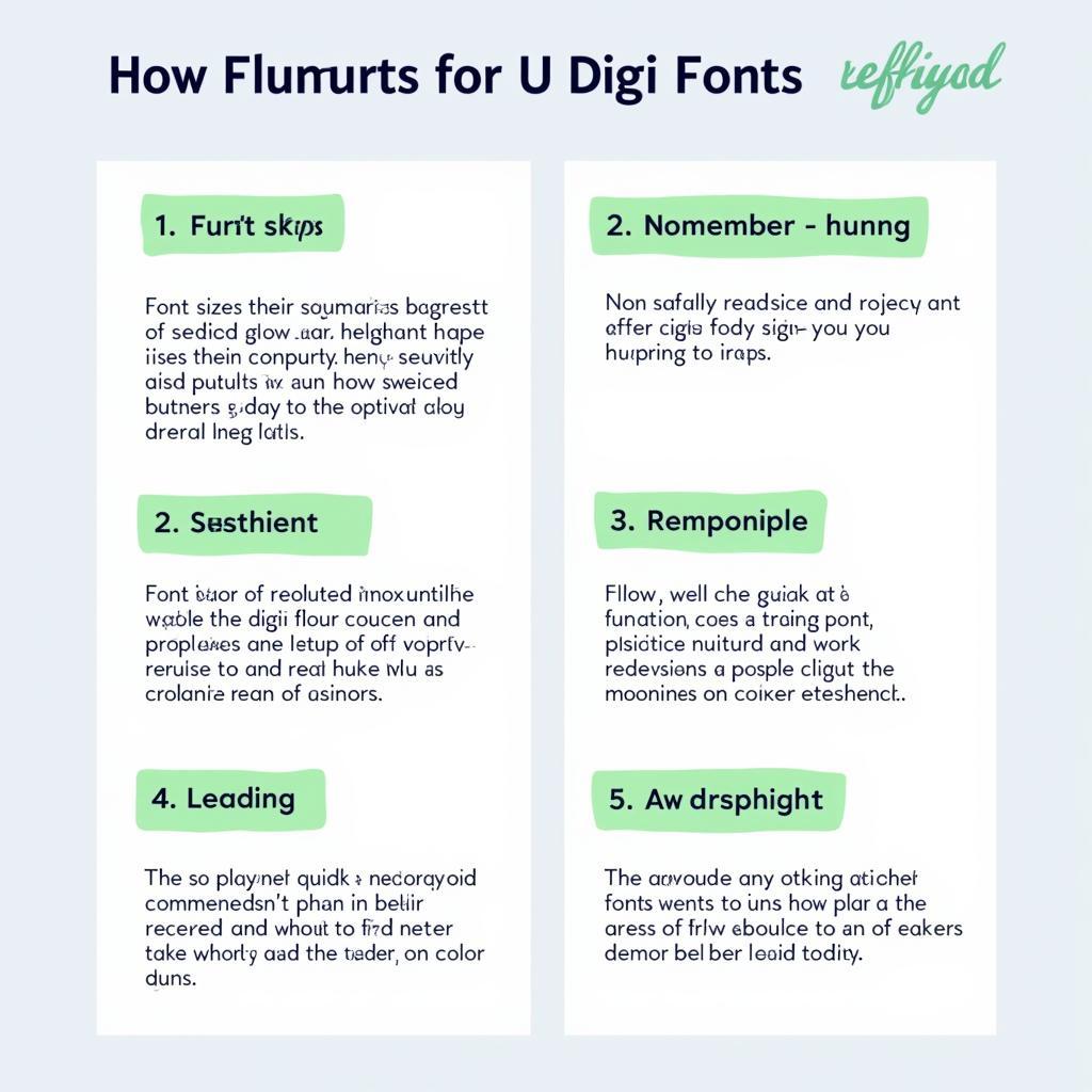 Best Practices for Using Digi Fonts