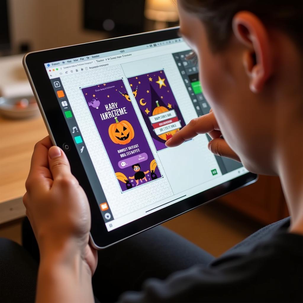 Creating Personalized Digital Halloween Invitations