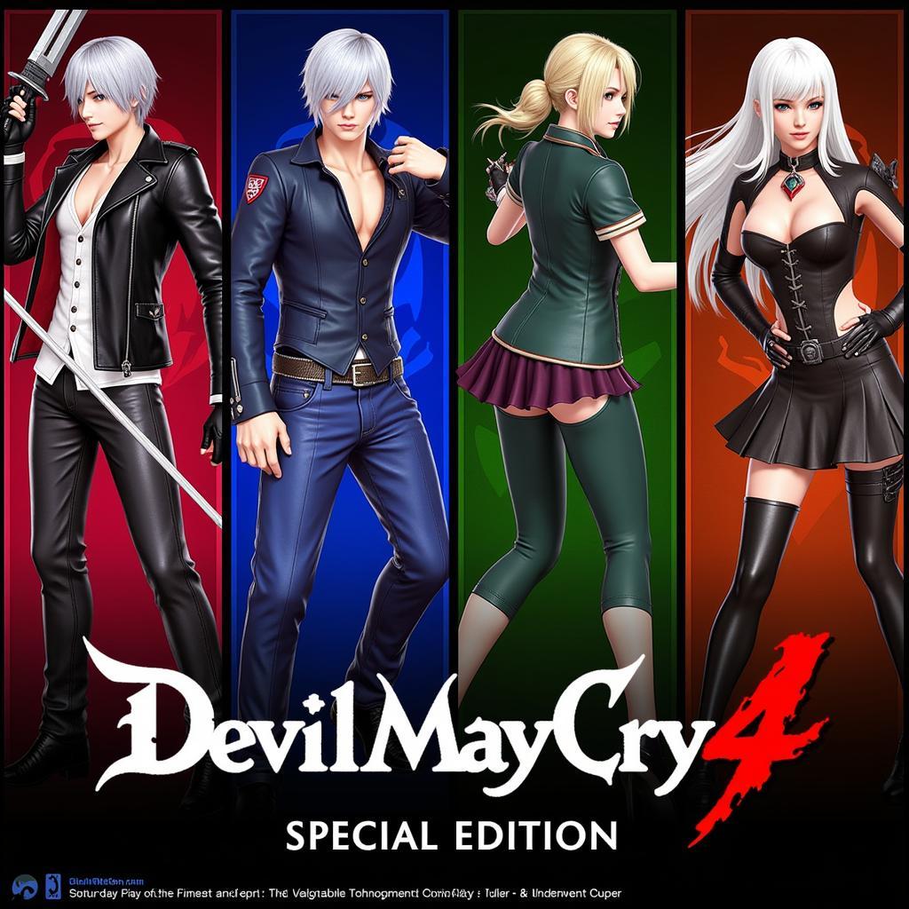 Devil May Cry 4 Special Edition Characters