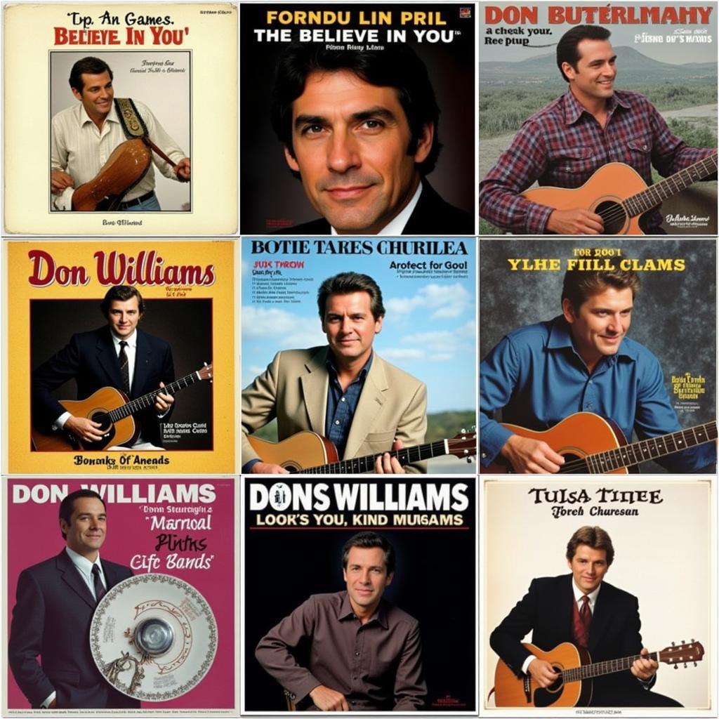 Don Williams Album Covers Compilation