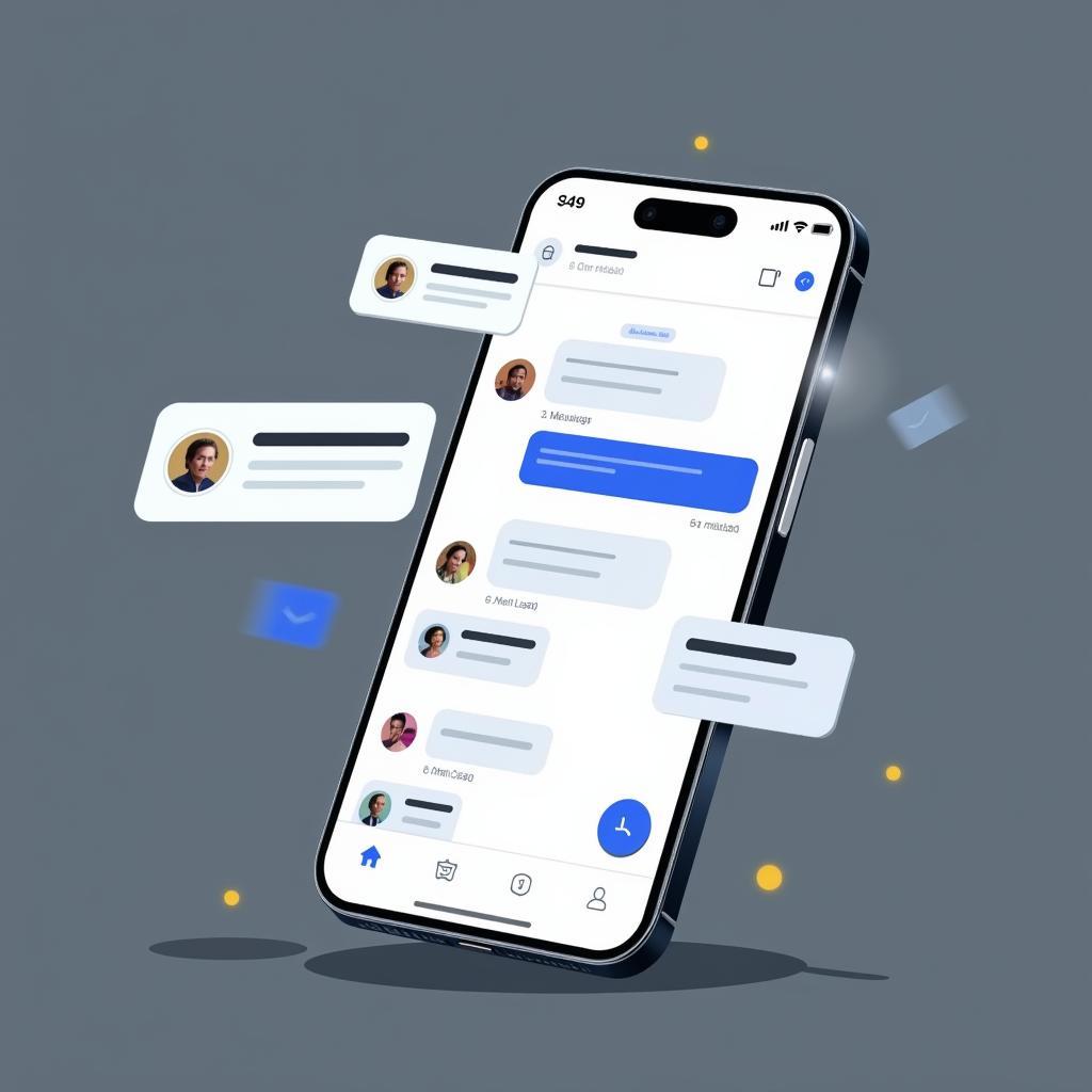 Ice Chat App Interface