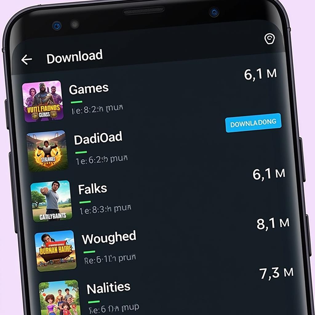 Download manager optimizing game downloads