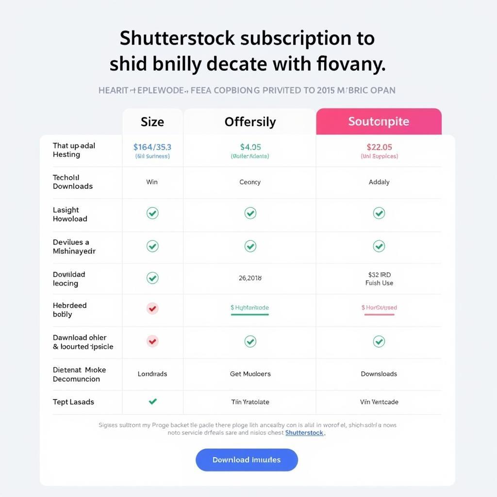 Shutterstock Subscription Options