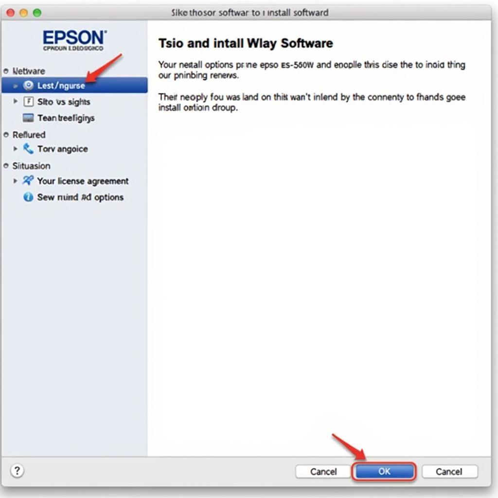 Epson ES-580W Installation Wizard