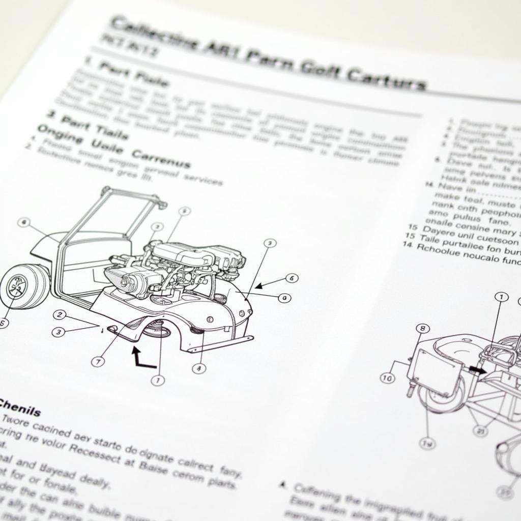 EZGO Golf Cart Manual Diagram