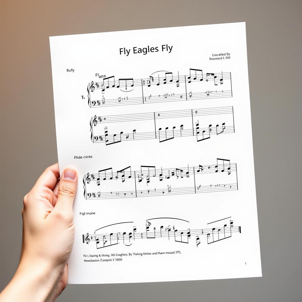 Fly Eagles Fly Sheet Music