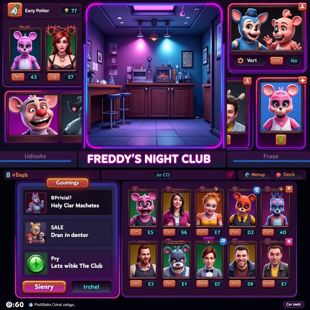 Freddy's Night Club Gameplay Features