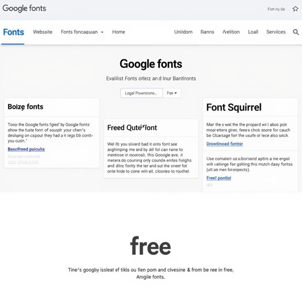 Free and Legal Font Resources