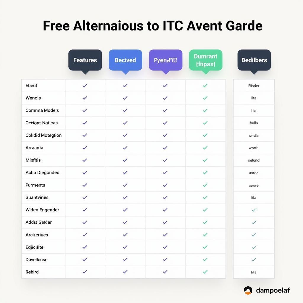 Free ITC Avant Garde Alternatives