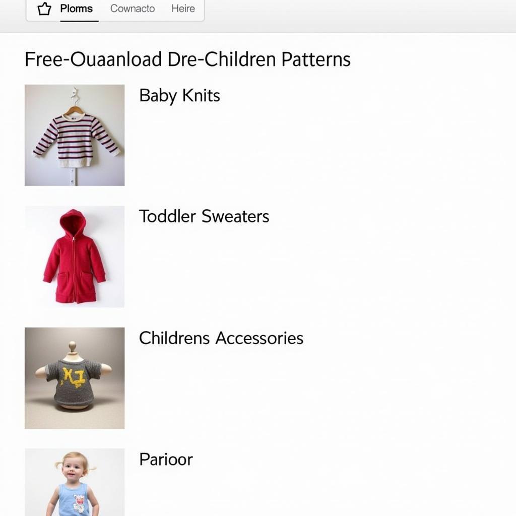 Free Knitting Patterns for Kids Download