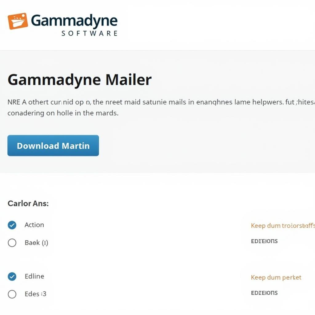 Gammadyne Mailer Download Page