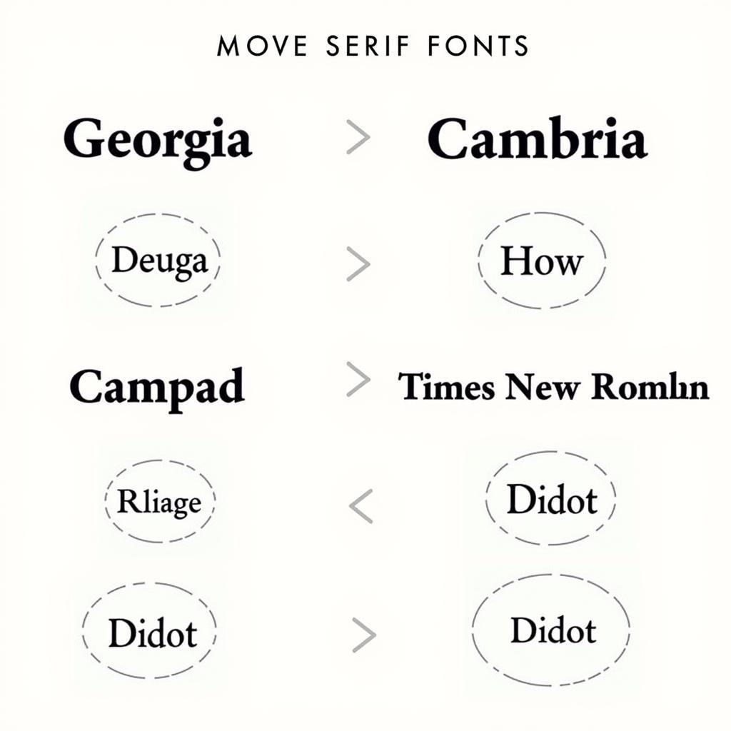 Georgia Font Alternatives