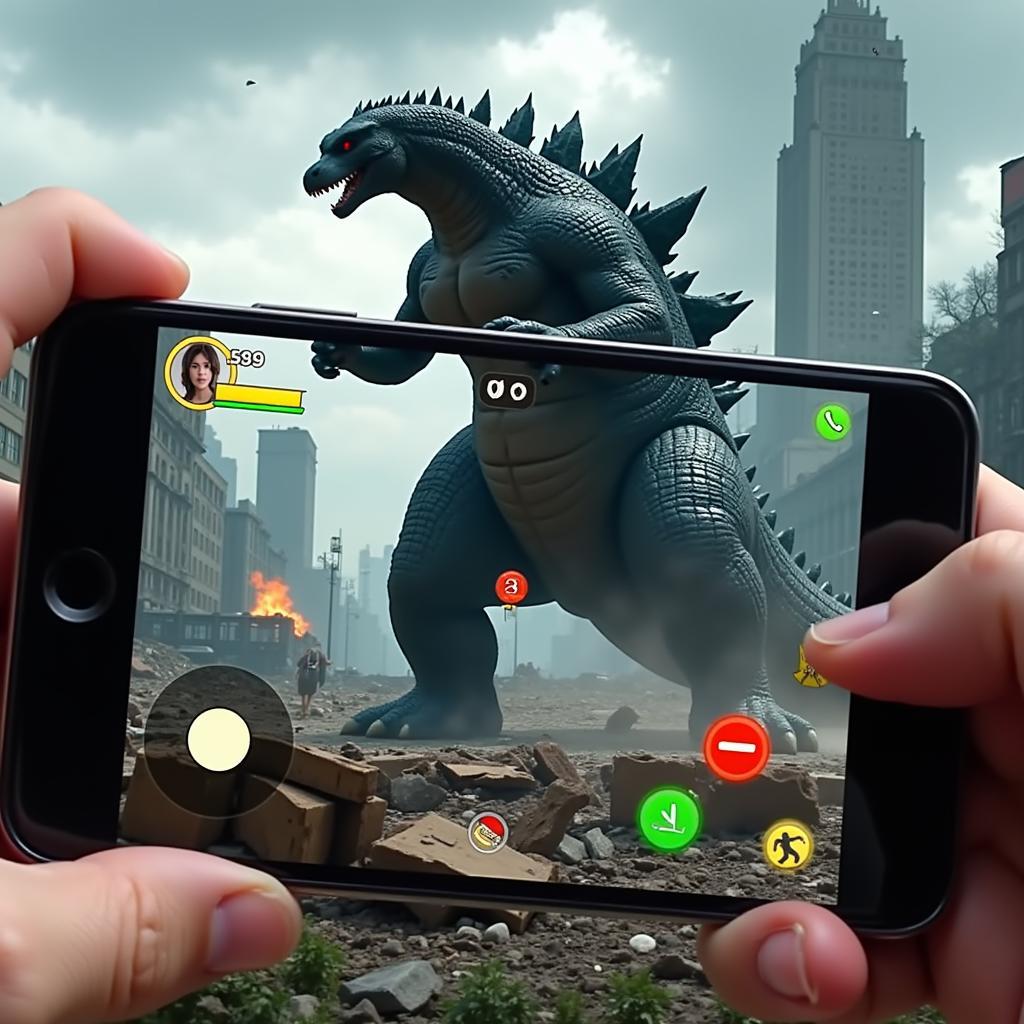 Godzilla Android Gameplay City Destruction