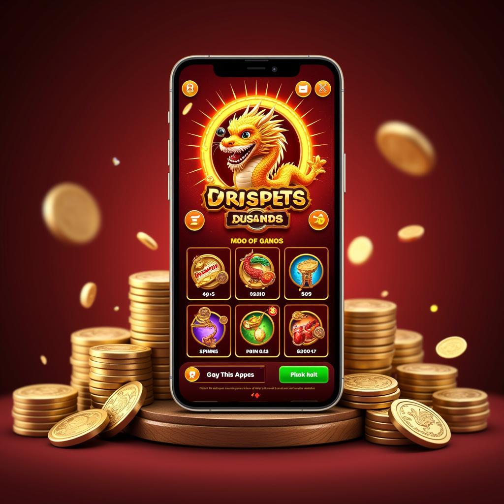 Golden Dragon Casino Game Interface 