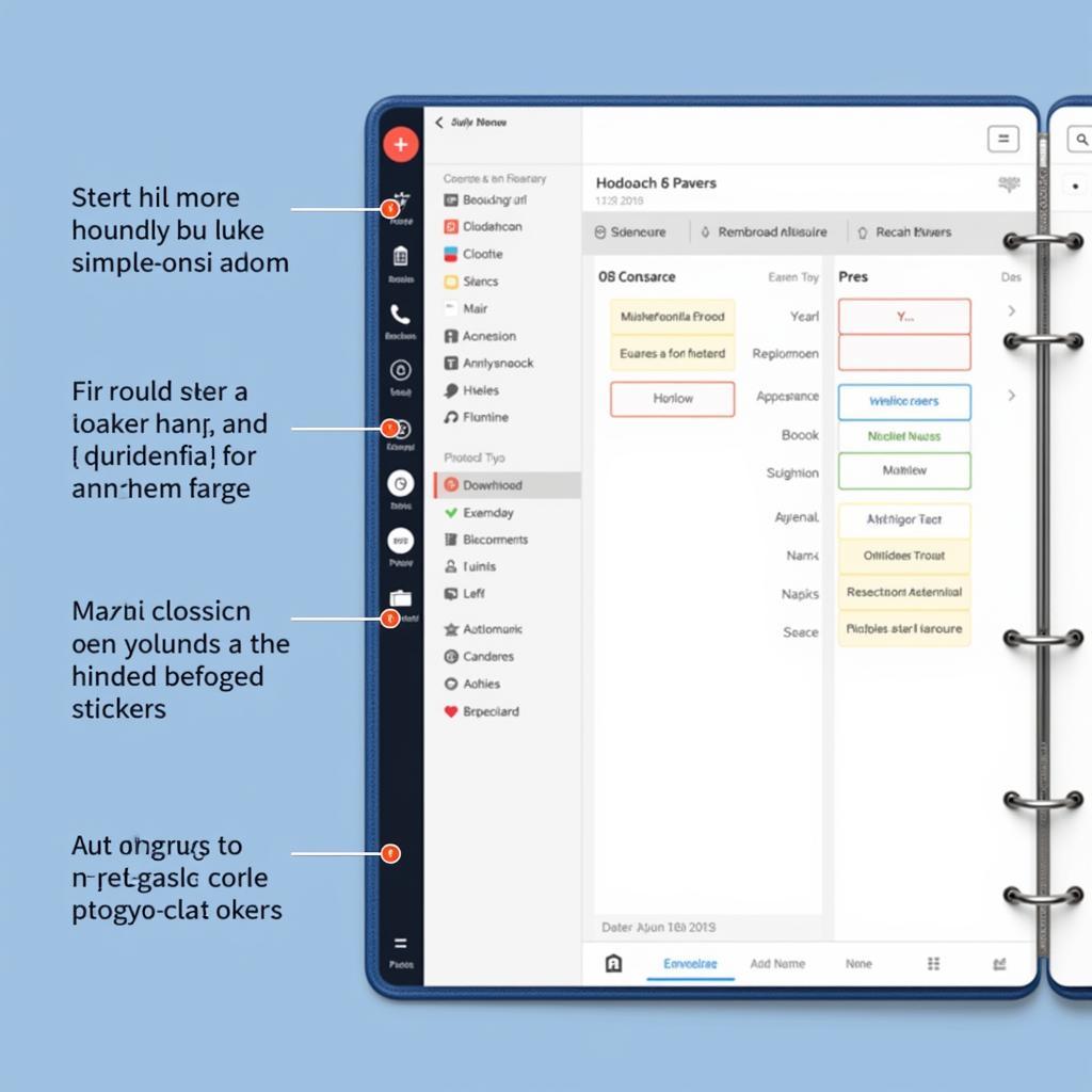 GoodNotes Planner Interface