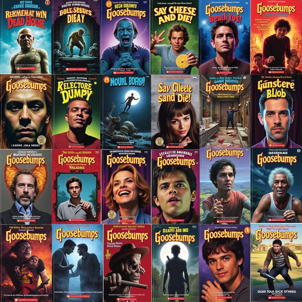 Collection of Goosebumps Book Covers