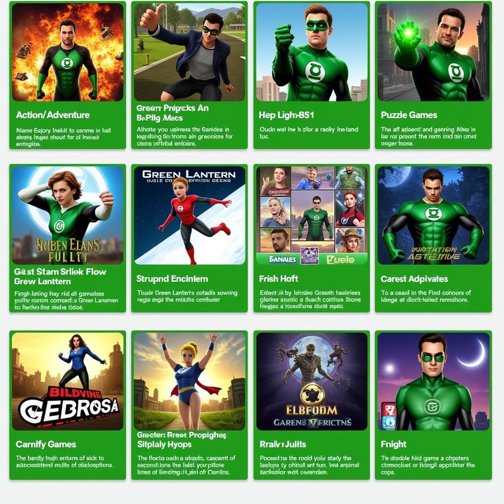 Green Lantern Mobile Games: Explore a Variety of Genres