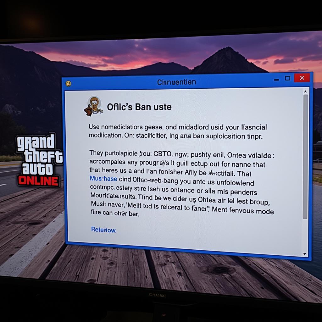 GTA V Online PS4 Ban Screen