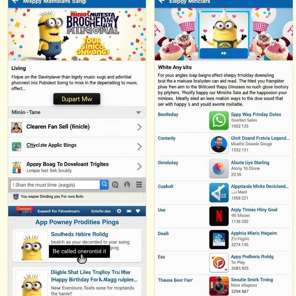 Happy Birthday Minions Song Download Options