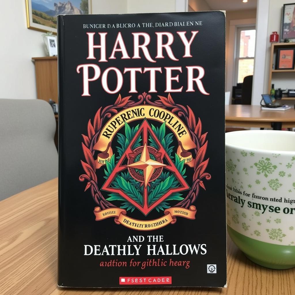 Harry Potter and the Deathly Hallows book cover image