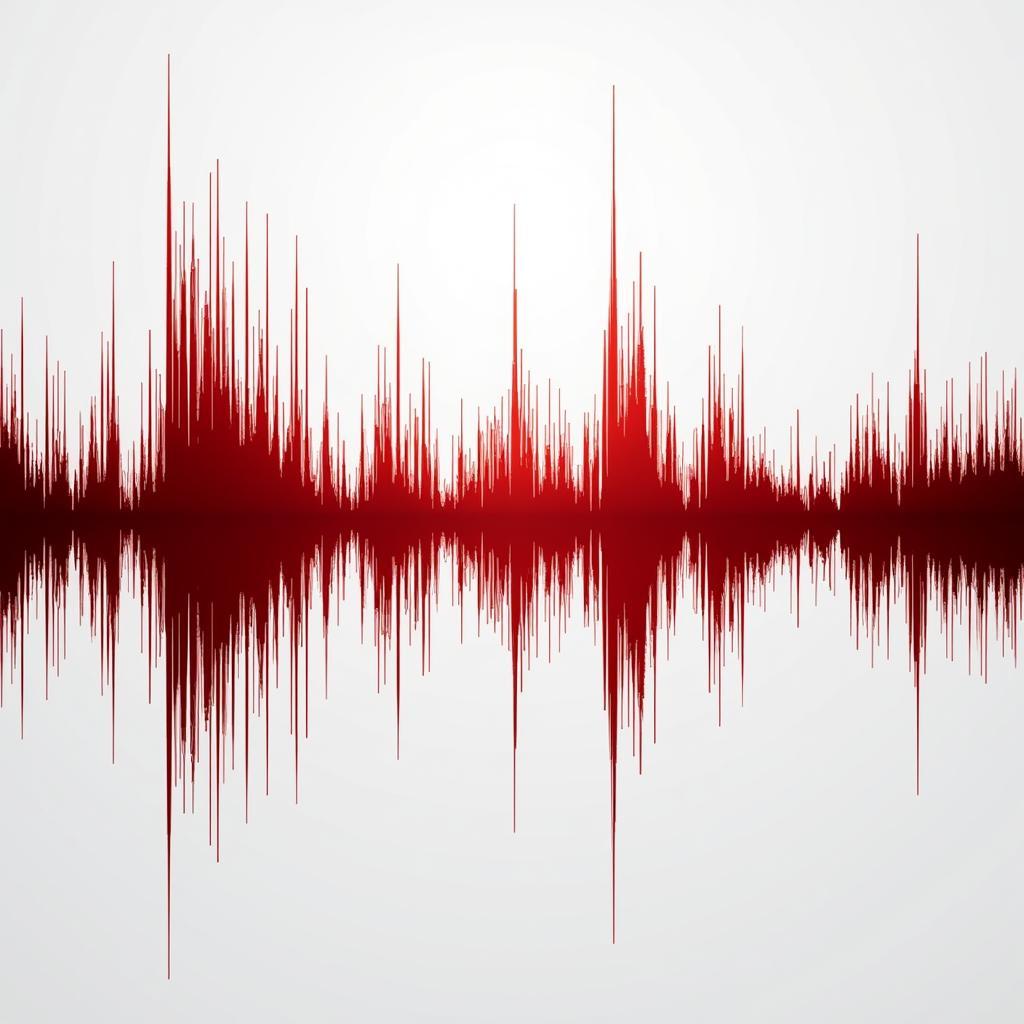 A waveform representing high-quality audio.