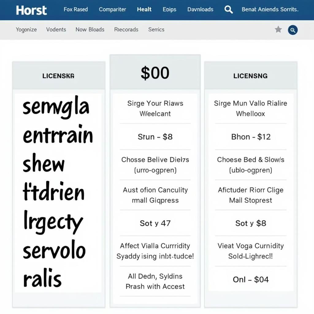 Horst Font Download Options