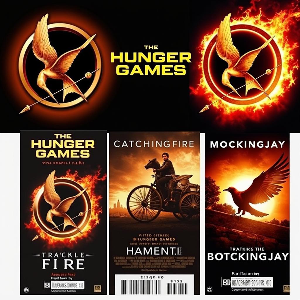 Hunger Games Trilogy Book Covers