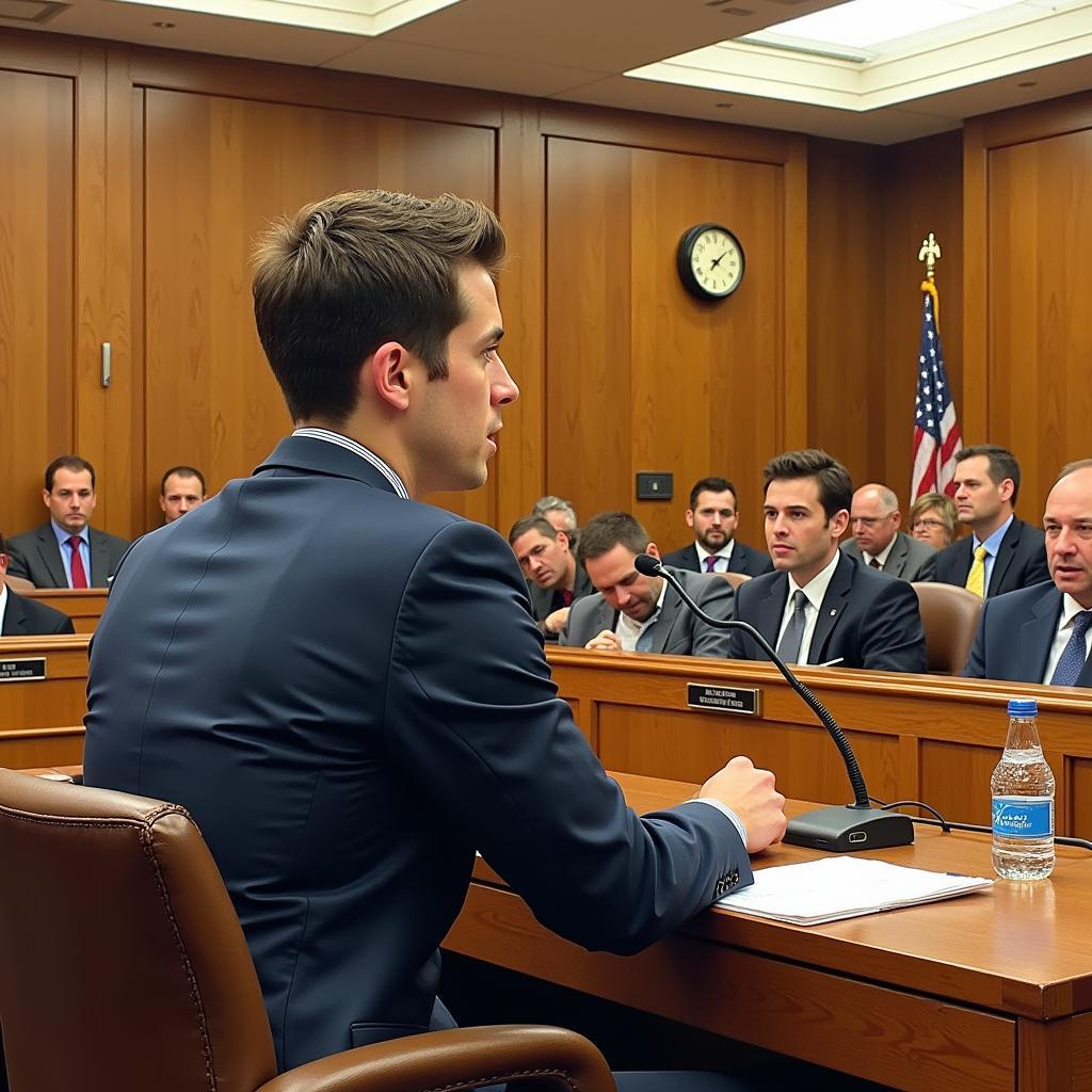 Jake Wagner Testifying in Court