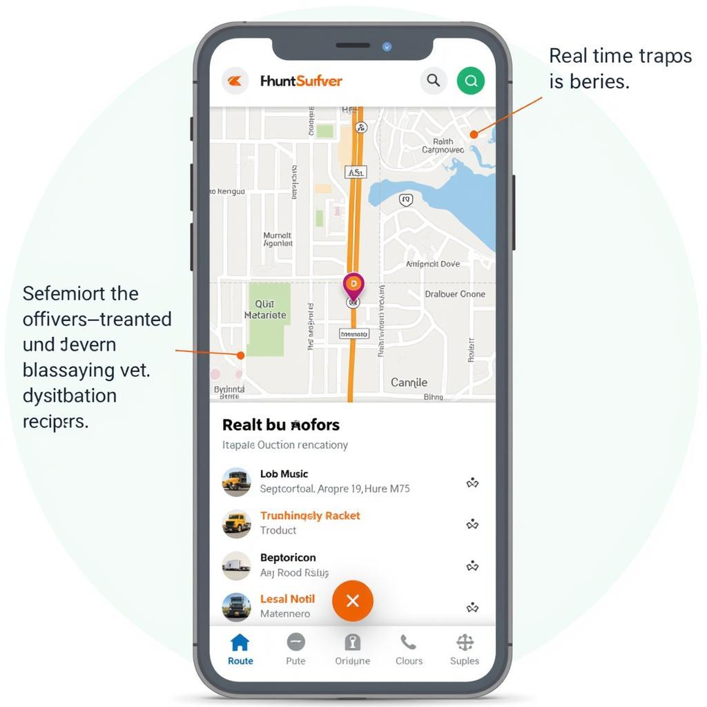 J.B. Hunt Drive App Navigation Feature