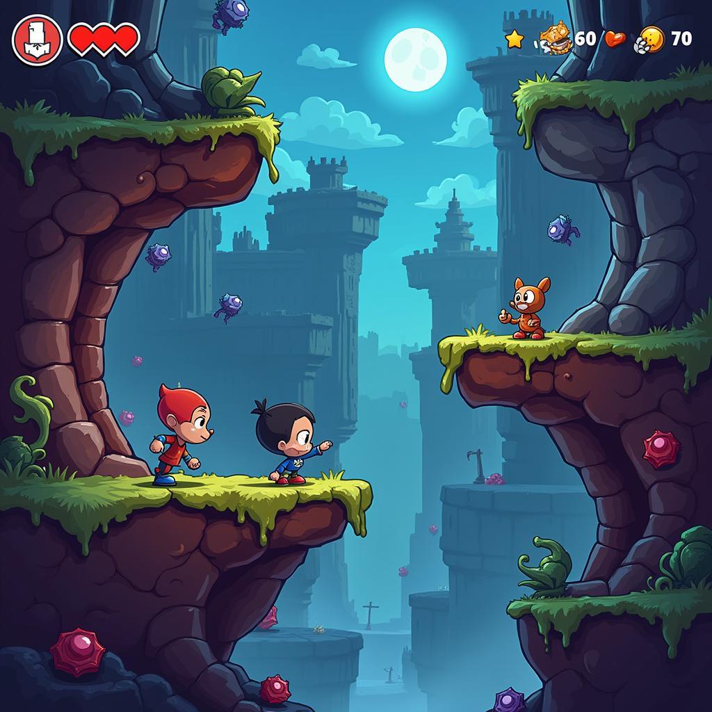 Jimmy Neutron vs. Jimmy Negatron Gameplay Screenshot