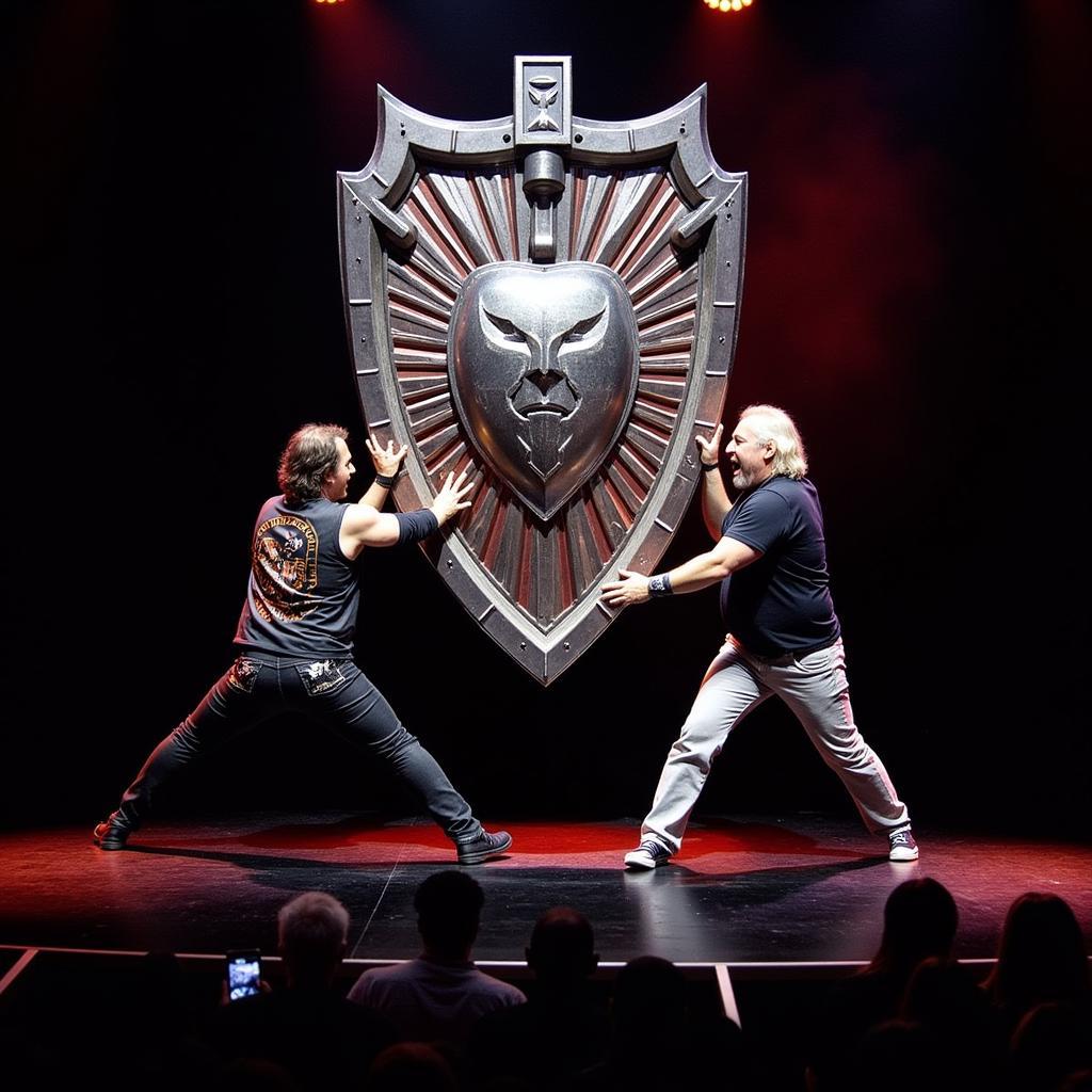 Judas Priest Invincible Shield on Stage