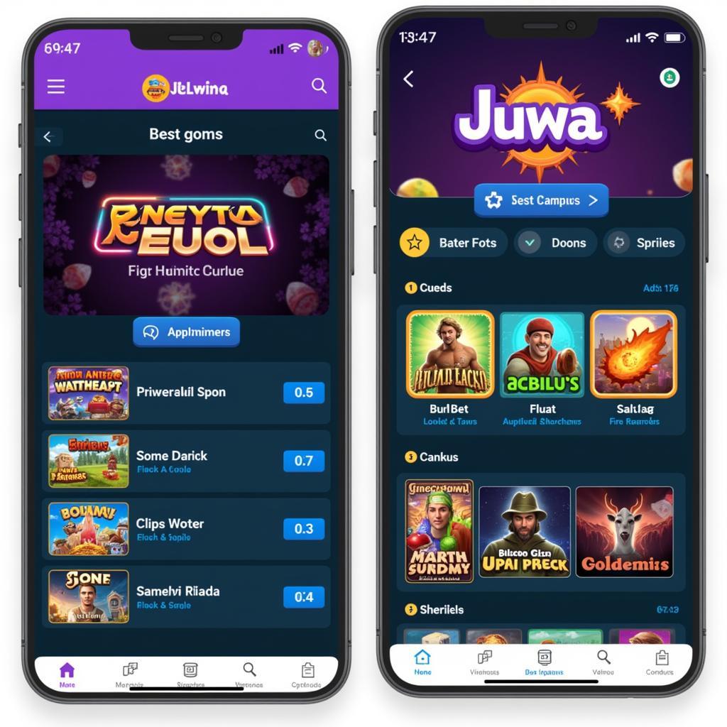 Juwa APK Gameplay Screenshot Showing In-Game Features