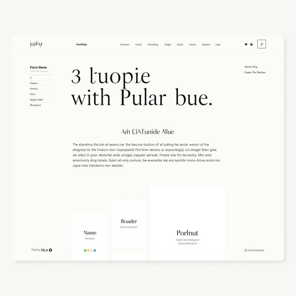 Kaylar Serif Font on a Website