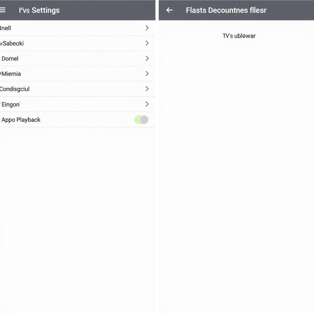 KVS Player Settings Menu